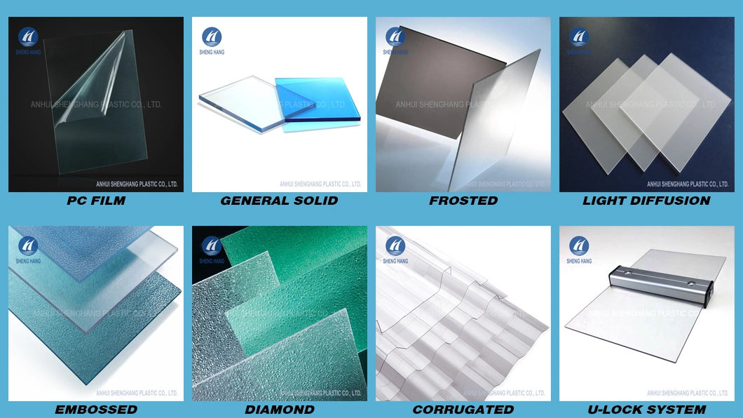 Transparent Lexan Polycarbonate PC Solid Sheet with SGS Certification