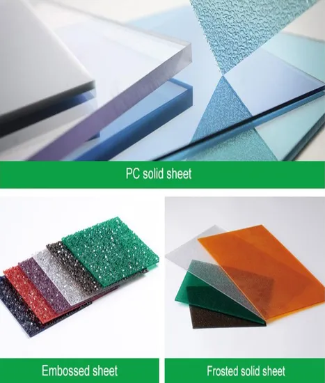 High Impact Transparent Polycarbonate PC Solid Sheet
