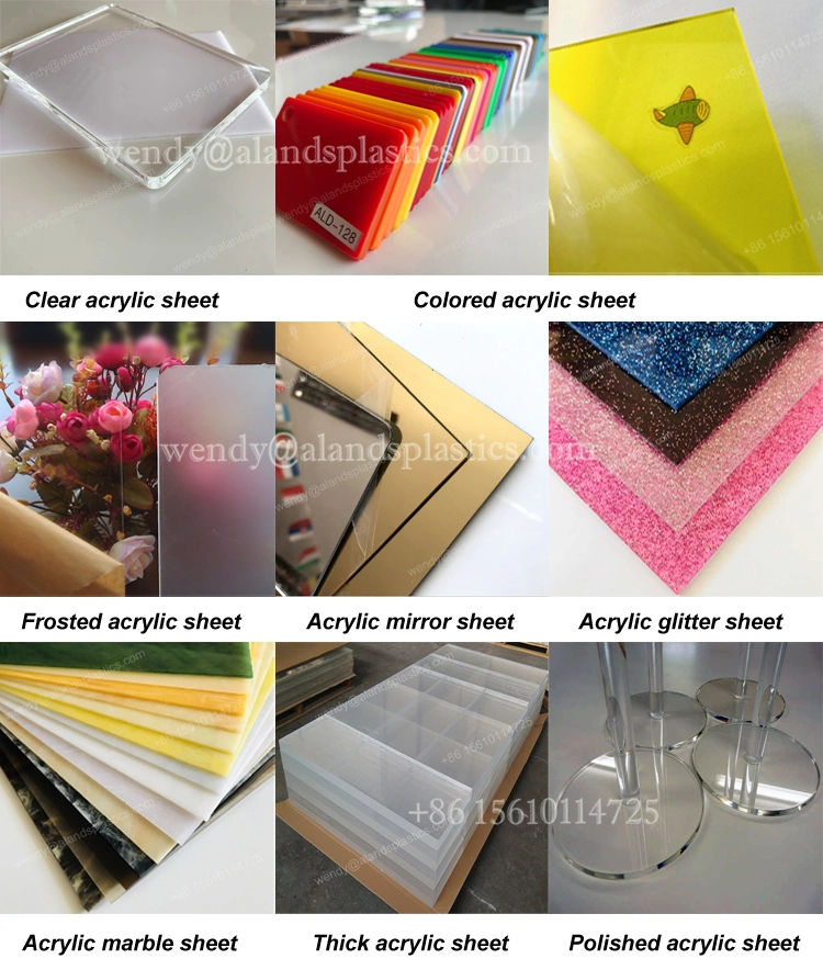 China Acrylic LED Sign 4mm 4*6 Mirror Cast Acrylic Plexiglass Sheets Acrylic Mirror Sheet