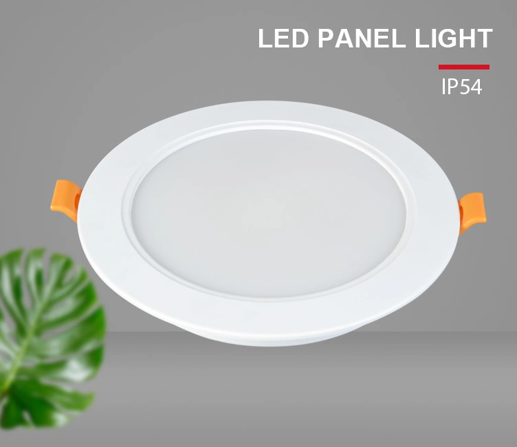 ERP2.0 Thin Round IP54 Panel LED 18W Recessed Lighting 9W 12W 24W Panel LED