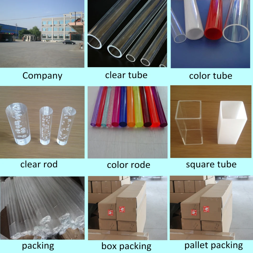 2mm-150mm Diameter Plastic Plexiglass Acrylic Rod Customized Diameter